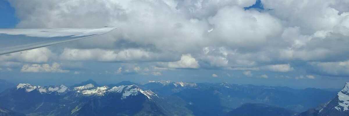 Flugwegposition um 10:58:13: Aufgenommen in der Nähe von Gemeinde Obsteig, Österreich in 2845 Meter